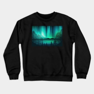 Aurora Borealis Crewneck Sweatshirt